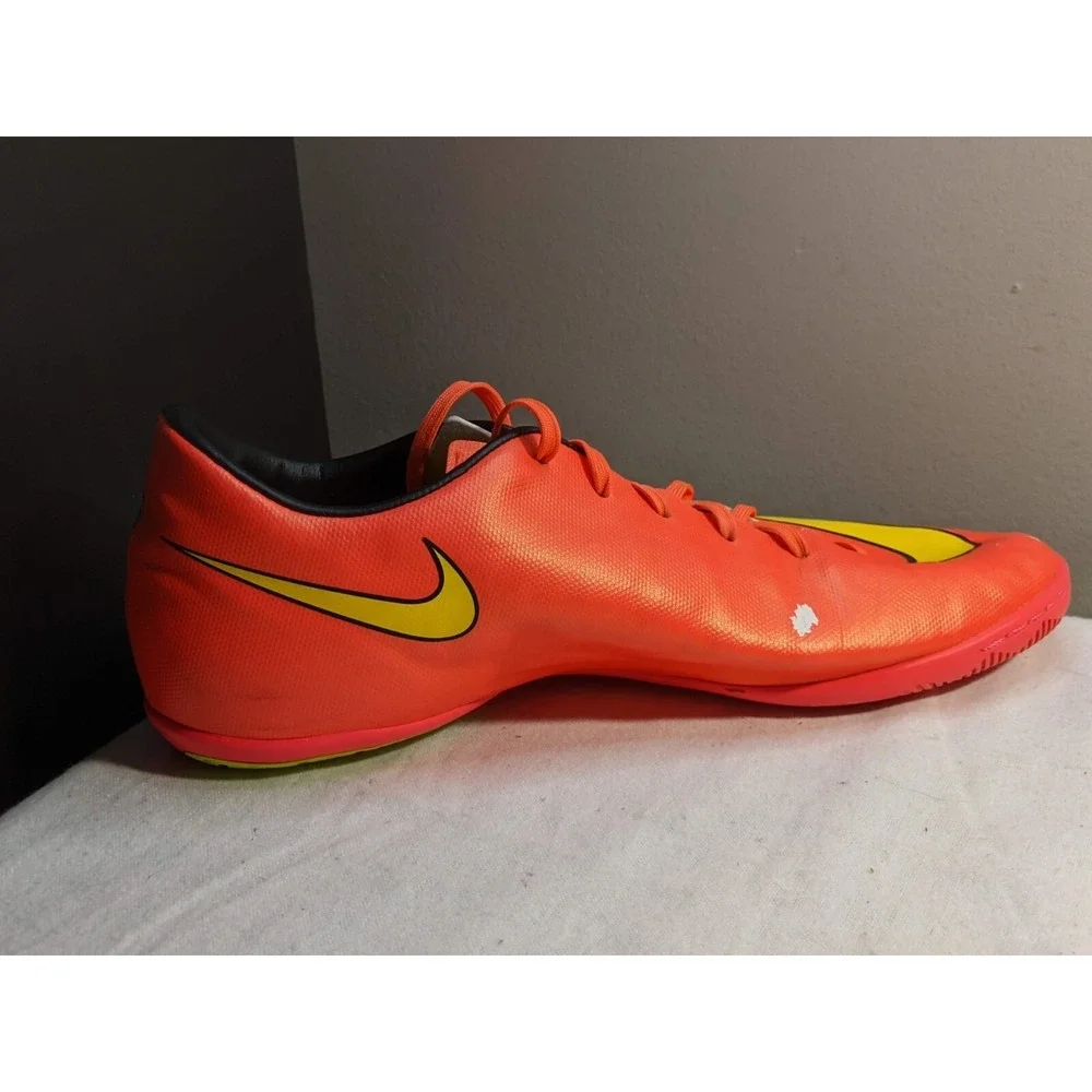 Nike Mens Mercurial Victory 651635-690 Pink Indoor Soccer Cleats Shoes 10.5 - Picture 9 of 10